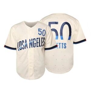 Los Angeles Baseball‎ Jersey Mookie Betts #50 Men’s